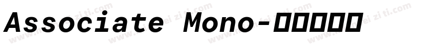Associate Mono字体转换